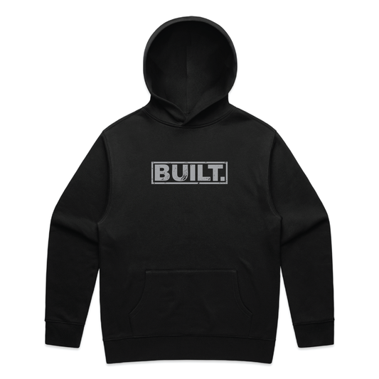 BUILT HOODIE - BLACK